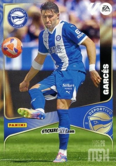 Cromo Garcés - Laliga 2025-2026. Megacracks n. 24 - Panini