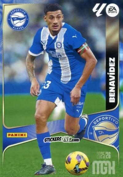 Cromo Benavídez - Laliga 2025-2026. Megacracks n. 27 - Panini