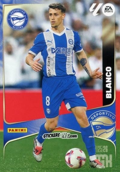 Figurina Blanco - Laliga 2025-2026. Megacracks n. 29 - Panini