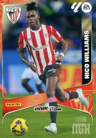 Sticker Nico Williams - Laliga 2025-2026. Megacracks n. 53 - Panini