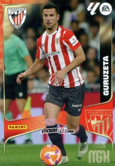 Cromo Guruzeta - Laliga 2025-2026. Megacracks n. 54 - Panini