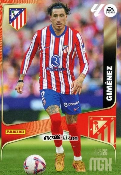 Figurina Giménez - Laliga 2025-2026. Megacracks n. 59 - Panini