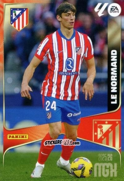 Figurina Le Normand - Laliga 2025-2026. Megacracks n. 60 - Panini