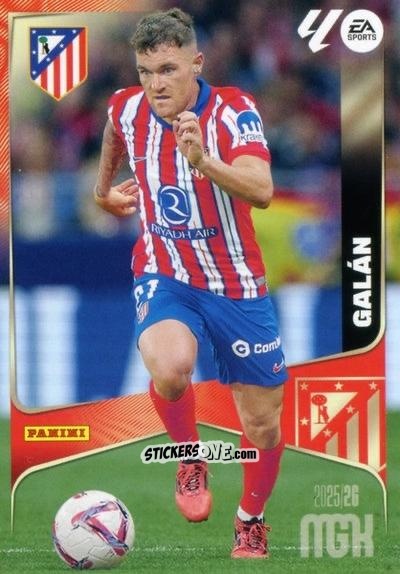 Cromo Galán - Laliga 2025-2026. Megacracks n. 62 - Panini