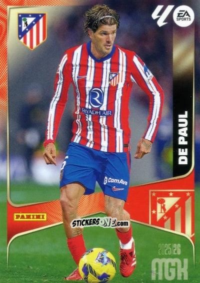 Figurina De Paul - Laliga 2025-2026. Megacracks n. 64 - Panini