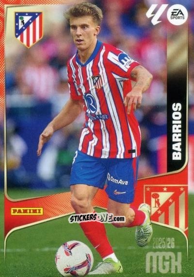 Figurina Barrios - Laliga 2025-2026. Megacracks n. 65 - Panini