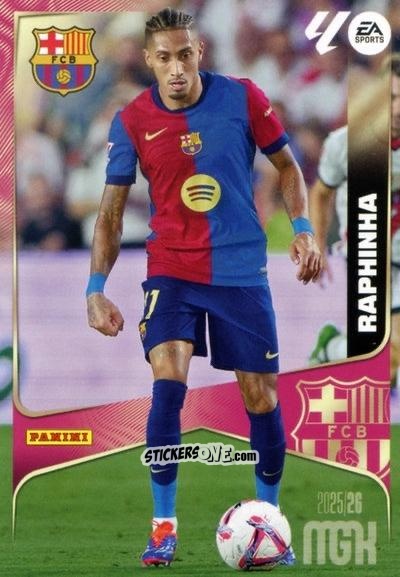Cromo Raphinha - Laliga 2025-2026. Megacracks n. 90 - Panini