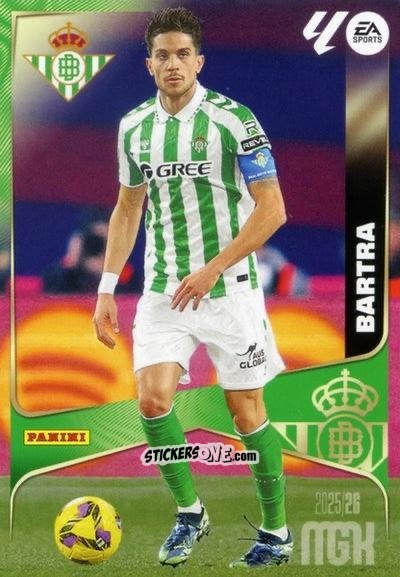Figurina Bartra - Laliga 2025-2026. Megacracks n. 95 - Panini