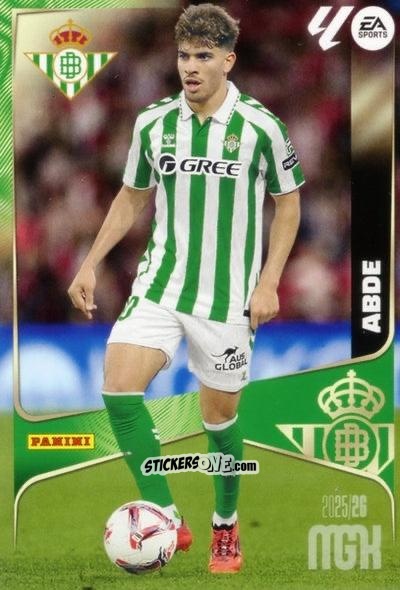 Figurina Abde - Laliga 2025-2026. Megacracks n. 107 - Panini