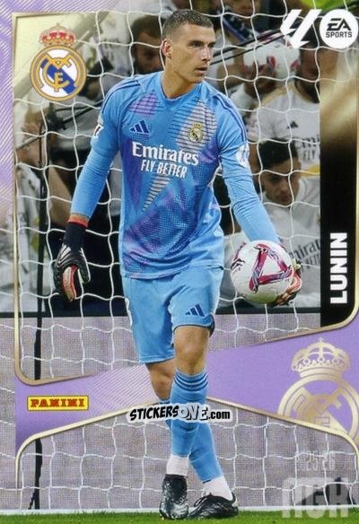 Cromo Lunin - Laliga 2025-2026. Megacracks n. 219 - Panini