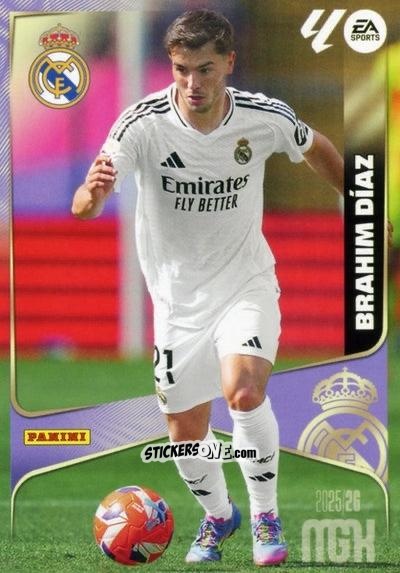Figurina Brahim Díaz - Laliga 2025-2026. Megacracks n. 231 - Panini