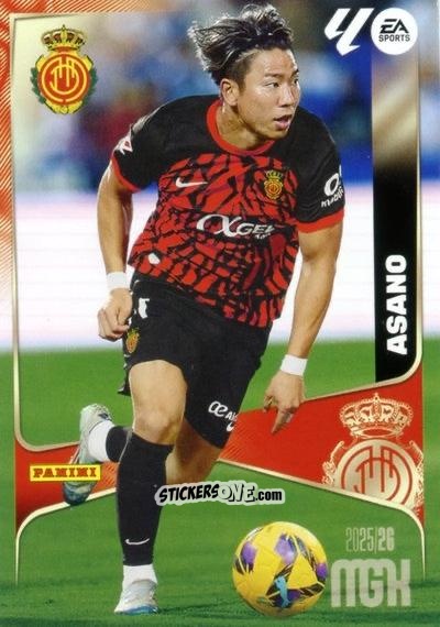 Figurina Asano - Laliga 2025-2026. Megacracks n. 249 - Panini