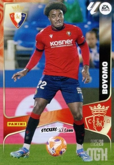 Cromo Flavien Boyomo - Laliga 2025-2026. Megacracks n. 258 - Panini
