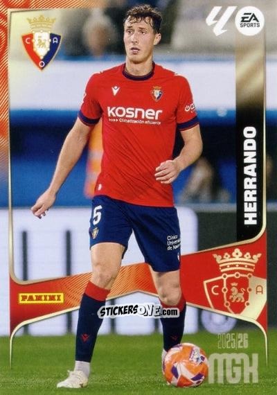 Cromo Herrando - Laliga 2025-2026. Megacracks n. 259 - Panini