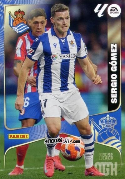 Cromo Sergio Gómez - Laliga 2025-2026. Megacracks n. 318 - Panini