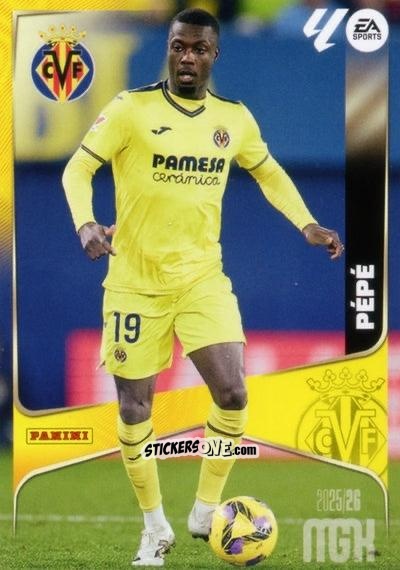 Cromo Pépé - Laliga 2025-2026. Megacracks n. 375 - Panini