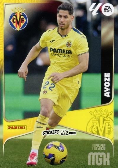 Figurina Ayoze - Laliga 2025-2026. Megacracks n. 376 - Panini
