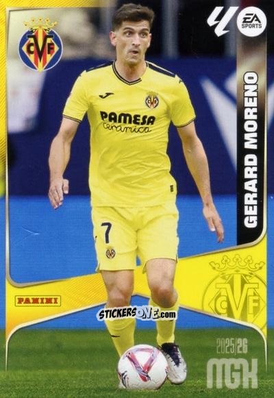 Cromo Gerard Moreno - Laliga 2025-2026. Megacracks n. 378 - Panini
