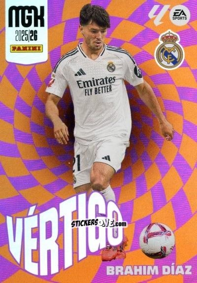Figurina Brahim Díaz - Laliga 2025-2026. Megacracks n. 381 - Panini