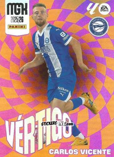 Figurina Carlos Vicente - Laliga 2025-2026. Megacracks n. 382 - Panini