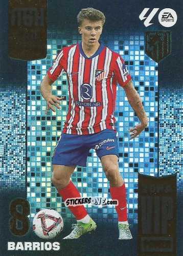 Figurina Barrios - Laliga 2025-2026. Megacracks n. P389 - Panini