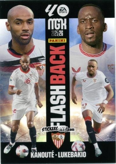 Figurina Kanouté / Lukebakio - Laliga 2025-2026. Megacracks n. 428 - Panini