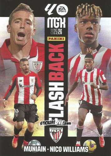 Cromo Muniain / Nico Williams - Laliga 2025-2026. Megacracks n. 429 - Panini