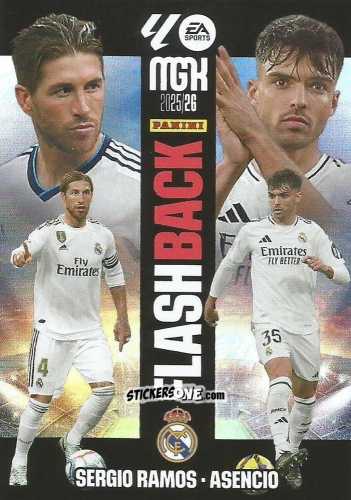 Sticker Sergio Ramos / Asencio - Laliga 2025-2026. Megacracks n. 431 - Panini