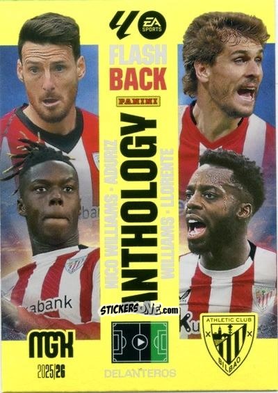 Cromo Aduriz / Llorente / Nico Williams / Williams - Laliga 2025-2026. Megacracks n. 433 - Panini