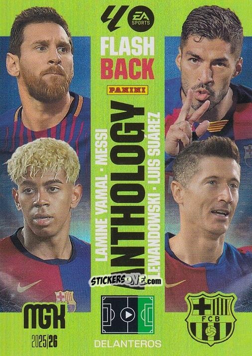 Sticker Messi / Luis Suárez / Lamine Yamal / Lewandowski - Laliga 2025-2026. Megacracks n. 438 - Panini