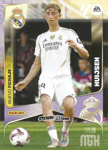 Figurina Huijsen - Laliga 2025-2026. Megacracks n. 442 - Panini