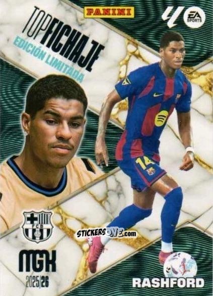 Sticker Marcus Rashford - Laliga 2025-2026. Megacracks n. LE5 - Panini