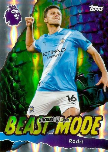 Cromo Rodri - Premier League 2026 Trading Cards
 n. 431 - Topps