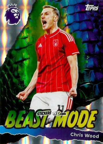 Cromo Chris Wood - Premier League 2026 Trading Cards
 n. 434 - Topps