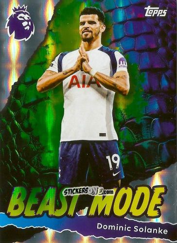 Figurina Dominic Solanke - Premier League 2026 Trading Cards
 n. 436 - Topps