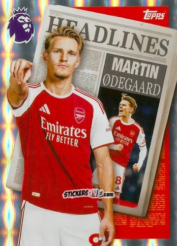 Sticker Martin Ødegaard - Premier League 2026 Trading Cards
 n. 441 - Topps