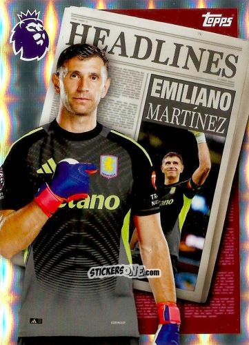 Cromo Emiliano Martínez - Premier League 2026 Trading Cards
 n. 442 - Topps