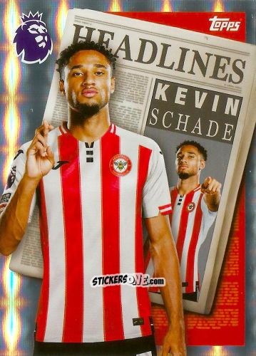 Sticker Kevin Schade - Premier League 2026 Trading Cards
 n. 443 - Topps