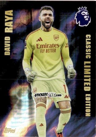 Figurina David Raya - Premier League 2026 Trading Cards
 n. LE1 - Topps