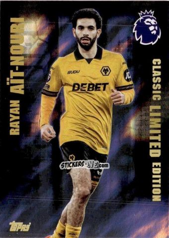Sticker Rayan Aït-Nouri - Premier League 2026 Trading Cards
 n. LE18 - Topps