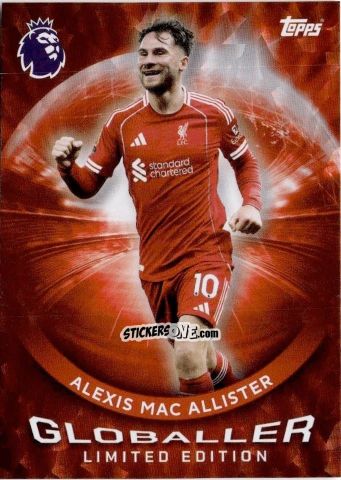 Figurina Alexis Mac Allister - Premier League 2026 Trading Cards
 n. WC3 - Topps