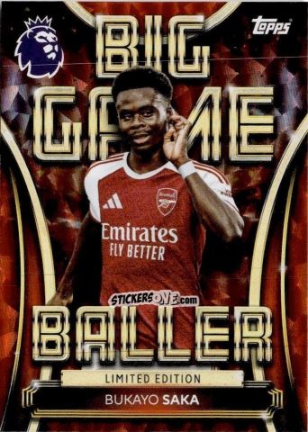 Sticker Bukayo Saka - Premier League 2026 Trading Cards
 n. BGB1 - Topps