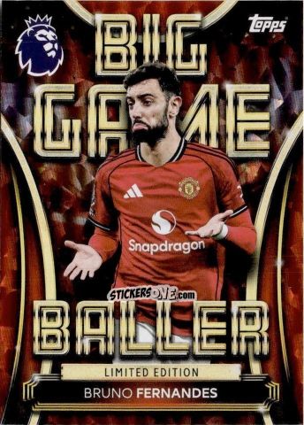 Sticker Bruno Fernandes - Premier League 2026 Trading Cards
 n. BGB3 - Topps