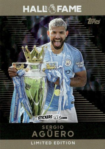 Figurina Sergio Agüero - Premier League 2026 Trading Cards
 n. HOF5 - Topps