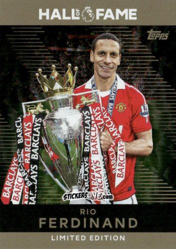 Sticker Rio Ferdinand - Premier League 2026 Trading Cards
 n. HOF6 - Topps