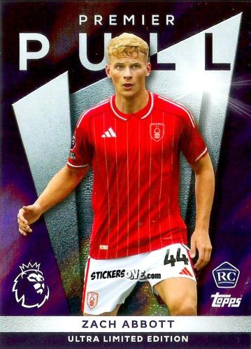 Sticker Zach Abbott - Premier League 2026 Trading Cards
 n. PP16 - Topps