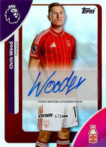 Figurina Chris Wood - Premier League 2026 Trading Cards
 n. A123 - Topps