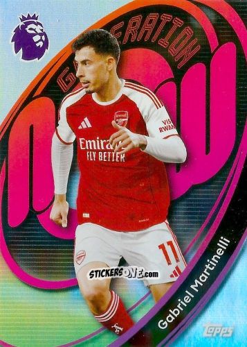 Figurina Gabriel Martinelli - Premier League 2026 Trading Cards
 n. 16 - Topps