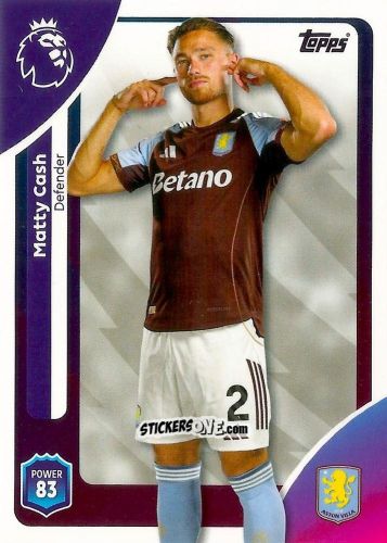 Cromo Matty Cash - Premier League 2026 Trading Cards
 n. 23 - Topps