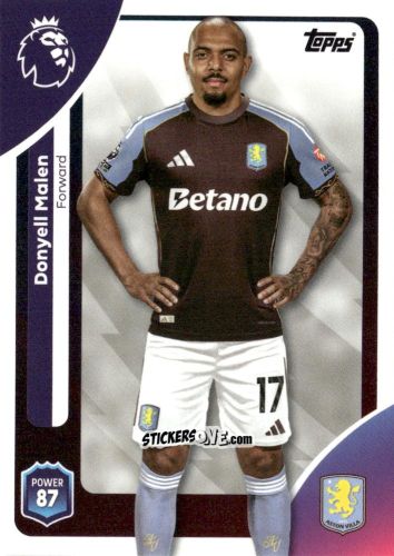 Cromo Donyell Malen - Premier League 2026 Trading Cards
 n. 32 - Topps